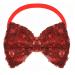 Red Sequin Hair Bow Headband - Treenewbid Bowknot Accessory - Buy Online on GoSupps.com