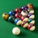YINIUREN Billiard Balls Pool Balls Premium Marble Pattern Set Made of Premium Polyester Resin