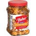 Fisher Snack Honey Roasted Mixed Nuts 24oz - Peanuts, Cashews, Almonds, Filberts, Pecans - 1.5lb Pack of 1 - Buy Online on GoSupps.com