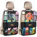 Surdoca Car Organiser - 4th Gen Back Seat Organizer for 10.5 iPad, Kids Toys, Water Proof, Black 2pcs - Buy Online on GoSupps.com