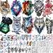 Bilizar 56 Sheets Watercolor Owl Tiger Lion Temporary Tattoos For Women Men Body Art Arm Thigh, 3D Long Lasting Realistic Fake Tattoo Sleeve Stickers For Adults, Wolf Animals Temp Tattoo Decals Kids