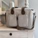 My Babiie Deluxe Changing Bag - Padded Mat, Bottle Warmer, Messenger Bag - Beige - Buy Online on GoSupps.com