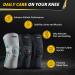 CAMBIVO 2 Pack Knee Braces with PMMA Side Stabilizers - Knee Compression Sleeve for Meniscus Tear, Arthritis, ACL - Joint Pain Relief for Running, Volleyball - Medium STS Beige Blue - Buy Online on GoSupps.com