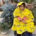 BundleBean Kids Wheelchair Poncho | Waterproof Yellow Zebra Rain Poncho - Ages 4-11 | Universal Fit with Peaked Hood & Easy Fastenings - Buy Online on GoSupps.com