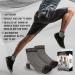 Physix Gear Plantar Fasciitis Support Compression Ankle Socks for Men & Women - Best Toeless Arch Compression Foot Sleeve for Achilles Support Heel Spurs Arch Foot & Ankle Swelling L/XL-UK Mens 7.5-12 | Womens 5.5-8.5 1 Pair - Black - Buy Online on GoSupps.com