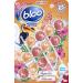 Bloo Limited Edition Hibiscus Clear Water Toilet Rim Block Hypnotic Hibiscus with Anti-Limescale Cleaning Foam Dirt Protection and Extra Freshness 3 x Toilet Block Rimblock Hibiscus