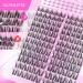 Buy Wispy Lash Clusters - 180 Pcs DIY Fluffy Eyelash Extensions for Natural Look - ALPHONSE A Manhua Eye - Buy Online on GoSupps.com