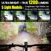 1000 Lumens Mountain Bike Lights Set | USB-C Rechargeable LED Headlight | Waterproof Front & Back Cycling Lights for Night Riding | Aluminum Construction - Buy Online on GoSupps.com