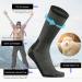 Ortis Merino Wool Moisture Wicking Hiking Crew Socks for Men - 4 Pack Mixcolor 10-13 - Buy Online on GoSupps.com