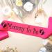 Mommy to Be Sash | Hot Pink Baby Shower Decorations | New Mom Gift Ideas | Gender Reveal Party Supplies for Baby Girl - Buy Online on GoSupps.com