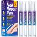 Toenail & Nail Repair Treatment - Maxinum Strength Renewing Solution - Treatment for Toes & Fingers - 5-days effective Remedy for Thumbnail - Automatic Pens Rapid Nail Therapy - Healthy Toenails Healing 4 Count (0.4 Fl Oz)