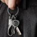 TISUR Titanium Round Carabiner Clip - Black Small Keychain D-Ring Spring Hook Key Ring - Buy Online on GoSupps.com