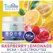 TruMe BCAA Powder Amino Acids Supplement - Raspberry Lemonade - Stim Free Pre Workout Powder - Electrolytes No Sugar - Hydration Powder for Muscle Recovery - 30 servings - Buy Online on GoSupps.com