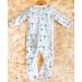 My Auntie Loves Me Sleepsuit | 6-12 Months | 100% Fine Cotton | UK Designed | White/Blue Stars - Buy Online on GoSupps.com