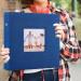 Miaikoe 6x4 Photo Album: Large Capacity Linen Album for 1000 Horizontal & Vertical 10x15cm Photos - Blue - Buy Online on GoSupps.com