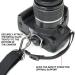 USA GEAR Camera Sling Shoulder Strap with Neoprene Safety Tether & Accessory Pocket - Compatible with Canon, Nikon, Sony DSLR & Mirrorless Cameras (Black) - Buy Online on GoSupps.com