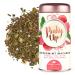 Pinky Up Peppermint Macaron Loose Leaf Tea Herbal Tea, Caffeine Free, Naturally Low Calorie & Gluten Free 2.1 Ounce Tin, 25 Servings