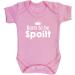 Hippowarehouse Born to be spoilt baby vest bodysuit (short sleeve) boys girls