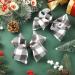 Syhood Christmas 6.3 inch Large Bows with Alligator Clips - Black White Plaid Hair Accessories for Girls & Women - Perfect for Christmas Party - Buy Online on GoSupps.com