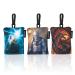 SPUDZ Ultra Variety Pack | Five 6" x 6" Microfiber Towels w/Neoprene Pouches | Premium Microfiber Cleaning Cloths for Laptops, Lenses, Cameras, Screens, and More | 5 Color Variety Pack Gamer Pack (Orc, Dragon, Wizard)