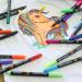 Zenacolor 20 Fabric Markers Pens Set - Non Toxic Indelible Fabric Paint - Fine Point Textile Marker Pen - Buy Online on GoSupps.com