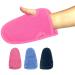 Bvanzo Exfoliating Glove for Dead Skin and Fake Tan Remover - Exfoliating Mitt for Shower Exfoliating Gloves to Refresh your Skin and Body - Exfoliator for Skin Cleansing (Pink)