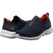 Skechers Men's GoWalk 6 Stretch Fit Slip-On Walking Shoe - Navy/Orange - Size 11 - Buy Online on GoSupps.com