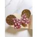 5 Inch Mouse Hair Bows - Glitter Polka Dot Barrettes for Girls | Theme Park Costume Party Accessories (4pcs) - Buy Online on GoSupps.com