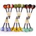 MAXMAU Soft Tip Darts for Electronic Dartboard Plastic Point Dart with Standard Dart Flights 18 Darts