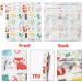 WATINC 5pcs Baby Cloth Nappy Wet Bags | Reusable Diaper Bags with Animal Cartoon Patterns | Waterproof Bags for Beach, Pool, Daycare & Gym | 3 Sizes Available - Buy Online on GoSupps.com