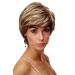 WIG ME UP - Ladies wig sexy & sassy short hairstyle brown blonde streaked short straight parting CH-1309-L12-26