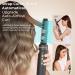 Hair Dryer Brush Hot Air Styler Set - 7 in 1 Ionic Hairdryer with Diffuser, Straighteners, Blow Dryer, Curler - Black - Buy Online on GoSupps.com