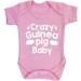 Hippowarehouse Crazy guinea pig baby baby vest bodysuit (short sleeve) boys girls