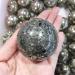 Natural Crystal Rough Crystal 4.5-5CM Natural Pyrite geode Ball Golden Iron Specimens Crystals and Stones Geode Gifts Can be Used for Natural Stones - Buy Online on GoSupps.com