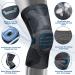 NEENCA Professional 3XL Knee Support Compression Sleeve with Patella Gel Pad for Pain Relief and Joint Recovery - Navy Blue - Buy Online on GoSupps.com