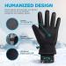 Rivmount Waterproof Touchscreen Winter Gloves for Men & Women | Warm Windproof Thermal Ski Gloves RSG601 in Dull Black - Buy Online on GoSupps.com