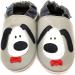 MiniFeet Premium Soft Leather Baby Shoes: Buy 4 Pairs, Get 1 Free - Toddler Shoes for 0-6 Months to 4-5 Years - Grey Dogs - Buy Online on GoSupps.com
