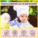 Bee Bee 10 Pacifiers 0-6 Months | Soft Silicone Orthodontic Shape | BPA-Free | Set of 10 Multicolor Soothie Pacifiers for Natural Sucking | Baby Boys & Girls - Buy Online on GoSupps.com