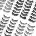 Goldrose Beauty 50 Pairs False Eyelashes Pack - Natural Look Wispies Handmade Extensions in 5 Styles - Reusable & Fashionable - Includes Stainless Steel Eyelash Tweezers - Buy Online on GoSupps.com