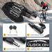 Sunya Bicycle Lock - High Safety Chain Lock with 2 Keys | 100cm Black - Easy to Use Level 6/10 Security for Bikes | International Shipping - Buy Online on GoSupps.com