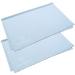 Brandson glasses cleaning cloths XXL (30x40 cm light blue 2 pieces) glasses microfiber cloth large washable - microfiber brille towel cleaning towels for glasses cell phone display etc. 2 pieces (1 Pack) light blue