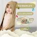 Fuchsundpanda Baby Hooded Towel | Extra Thick & Soft 100% Bamboo | 75x75cm Mojave Beige | Perfect Gift Packaging - Buy Online on GoSupps.com