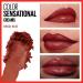 Maybelline Color Sensational Lipstick  Lip Makeup  Cream Finish  Hydrating Lipstick  Nude  Pink  Red  Plum Lip Color  Brick Beat  0.15 oz  (Packaging May Vary) 122 BRICK BEAT 0.15 Ounce (Pack of 1) - Buy Online on GoSupps.com