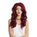 WIG ME UP - WL-3010-39 ladies wig Star Diva red garnet red long wavy voluminous backcombed 80s 55cm