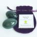 Nephrite Yoni Eggs Set - Drilled Polar Jade for Beginners & Medium Users | Includes Box Silk Cord & Instructions - Buy Online on GoSupps.com