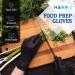 Hand-E Touch Black Nitrile Disposable Gloves - 100 Medium, Latex-Free for BBQ, Tattoo, Hair Dye, Cooking, Mechanics - Buy Online on GoSupps.com