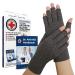 Doctor Developed Compression Gloves for Arthritis & Doctor Written Handbook/Fingerless Arthritis Gloves for Women & Men Hand Support for Arthritis Pain Relief & Carpal Tunnel (Grey XS) XS - 1 Pair