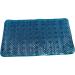 Spa Quality Grass Textured Foot Scrubber Bath Mat - Anti-Slip, 24.5 x 13.5 (Blue) - Comforts Tired Feet - Buy Online on GoSupps.com