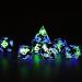 Halloween Glow in The Dark Layered Theme Dice Set - MINI PLANET DND Polyhedral Sharp Galaxy Handmade Crafted Dice (Halloween DICE 3) - Buy Online on GoSupps.com