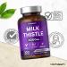 High Strength Milk Thistle Capsules 4000mg - 100 Tablets | Liver & Gallbladder Support - No Artificial Preservatives - Buy Online on GoSupps.com